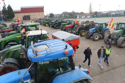 Tractorada en Palencia. -ICAL