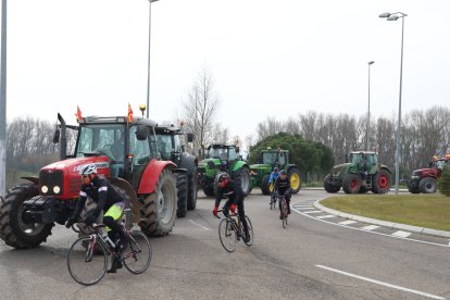 Tractorada en Palencia. -ICAL