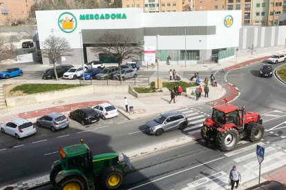 Tractorada en Ávila. -ICAL
