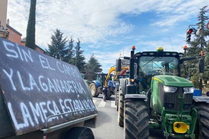 Tractorada en Ávila. -ICAL
