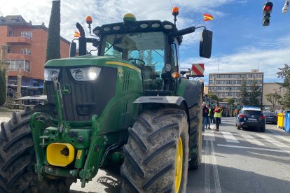 Tractorada en Ávila. -ICAL