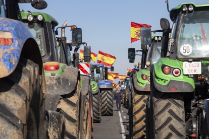 Tractorada en Zamora. -ICAL