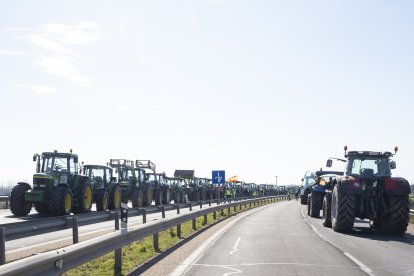 Tractorada en Zamora. -ICAL