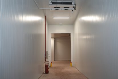 Obras de la nueva fábrica de Cascajares.- ICAL