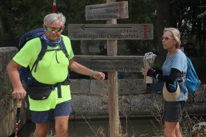 Camino Lebaniego a su paso por Palencia. -ICAL