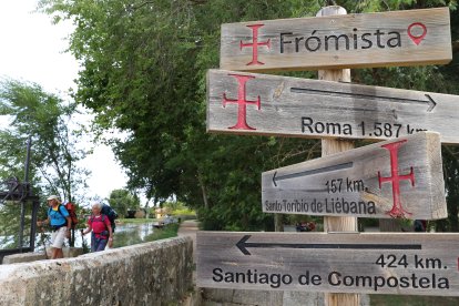 Camino Lebaniego a su paso por Palencia. -ICAL