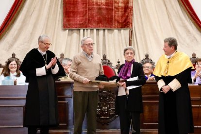 La Universidad de Salamanca nombra a Miguel de Unamuno y Jugo, quien fuera rector del Estudio salmantino durante casi 20 años en tres periodos distintos entre 1900 y 1936, doctor ‘honoris causa’ a título póstumo. -ICAL