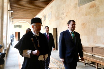 La Universidad de Salamanca nombra a Miguel de Unamuno y Jugo, quien fuera rector del Estudio salmantino durante casi 20 años en tres periodos distintos entre 1900 y 1936, doctor ‘honoris causa’ a título póstumo. -ICAL
