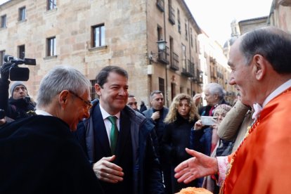 La Universidad de Salamanca nombra a Miguel de Unamuno y Jugo, quien fuera rector del Estudio salmantino durante casi 20 años en tres periodos distintos entre 1900 y 1936, doctor ‘honoris causa’ a título póstumo. -ICAL