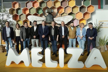 El presidente de la Diputación de Zamora, Javier Faúndez, inaugura la V Feria Apícola Internacional de Zamora ‘Meliza’. -ICAL.