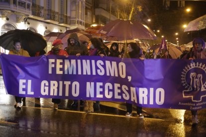 Manifestación del 8M con motivo del Día Internacional de la Mujer.-ICAL