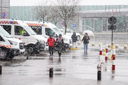 Nieve y viento en León - ICAL
