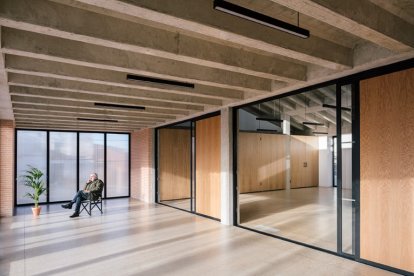 Teleclub con colchones térmicos en Noviercas, en Segovia. -LA CASA DE LA ARQUITECTURA