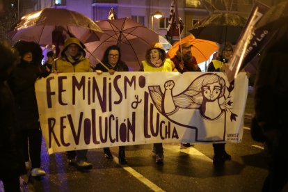 Manifestación del 8M con motivo del Día Internacional de la Mujer.-ICAL