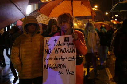 Manifestación del 8M con motivo del Día Internacional de la Mujer.-ICAL