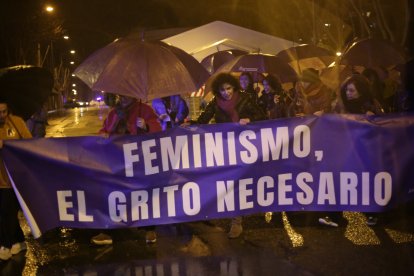 Manifestación del 8M con motivo del Día Internacional de la Mujer.-ICAL