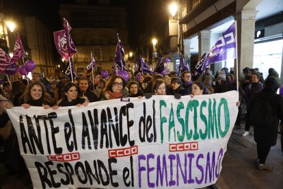 Manifestación del 8M con motivo del Día Internacional de la Mujer.-ICAL