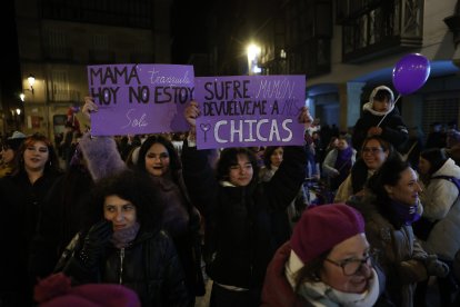 Manifestación del 8M con motivo del Día Internacional de la Mujer.-ICAL