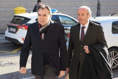Primera sesión del juicio en Valladolid del caso conocido como 'Perla Negra', en el que se sientan en el banquillo de los acusados doce ex altos cargos de la Junta de Castilla y León y empresarios. -PHOTOGENIC