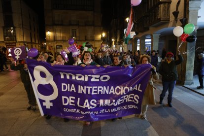 Manifestación del 8M con motivo del Día Internacional de la Mujer.-ICAL