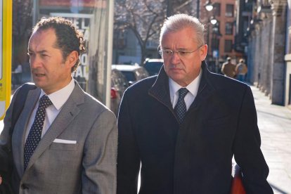 Primera sesión del juicio en Valladolid del caso conocido como 'Perla Negra', en el que se sientan en el banquillo de los acusados doce ex altos cargos de la Junta de Castilla y León y empresarios. -PHOTOGENIC