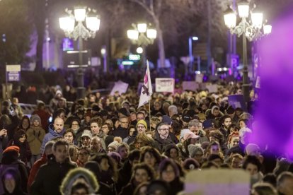 Manifestación del 8M con motivo del Día Internacional de la Mujer.-ICAL