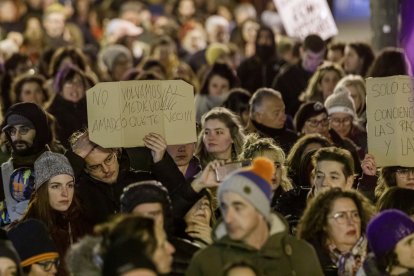 Manifestación del 8M con motivo del Día Internacional de la Mujer.-ICAL