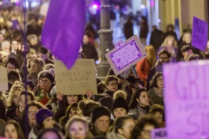 Manifestación del 8M con motivo del Día Internacional de la Mujer.-ICAL