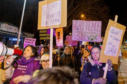 Manifestación del 8M con motivo del Día Internacional de la Mujer.-ICAL
