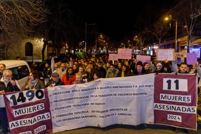 Manifestación del 8M con motivo del Día Internacional de la Mujer.-ICAL