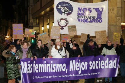 Manifestación del 8M con motivo del Día Internacional de la Mujer.-ICAL