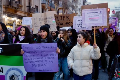 Manifestación del 8M con motivo del Día Internacional de la Mujer.-ICAL