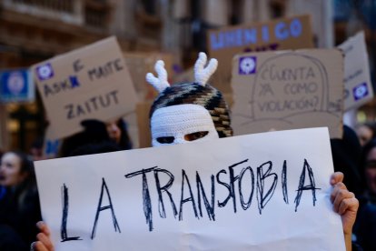 Manifestación del 8M con motivo del Día Internacional de la Mujer.-ICAL