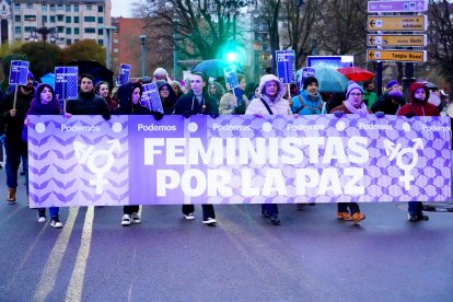 Manifestación del 8M con motivo del Día Internacional de la Mujer.-ICAL