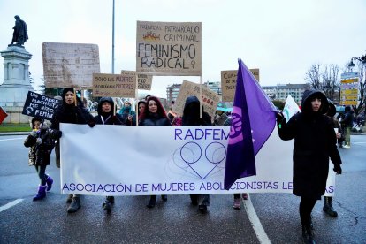 Manifestación del 8M con motivo del Día Internacional de la Mujer.-ICAL