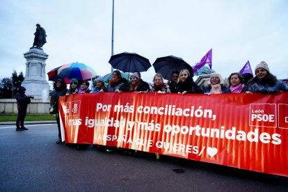 Manifestación del 8M con motivo del Día Internacional de la Mujer.-ICAL