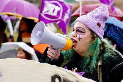 Manifestación del 8M con motivo del Día Internacional de la Mujer.-ICAL
