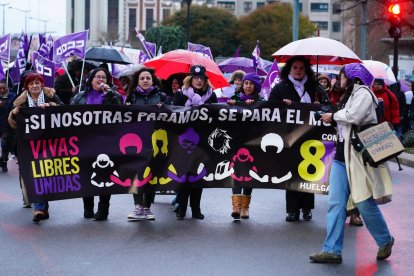 Manifestación del 8M con motivo del Día Internacional de la Mujer.-ICAL