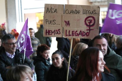 Manifestación del 8M con motivo del Día Internacional de la Mujer.-ICAL