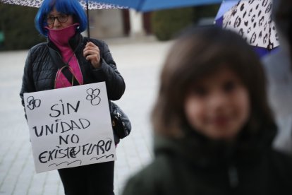 Manifestación del 8M con motivo del Día Internacional de la Mujer.-ICAL
