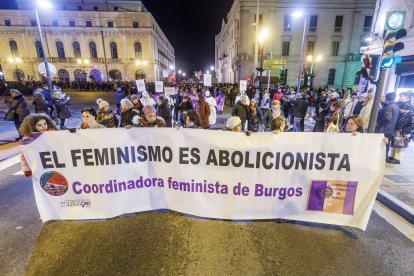 Manifestación del 8M con motivo del Día Internacional de la Mujer.-ICAL