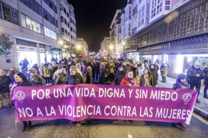 Manifestación del 8M con motivo del Día Internacional de la Mujer.-ICAL