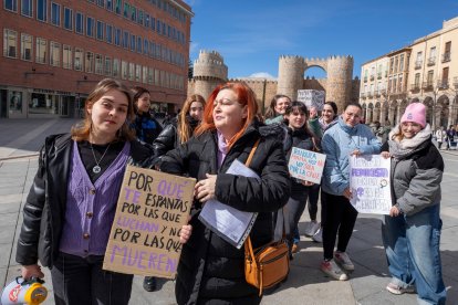 Manifestación del 8M con motivo del Día Internacional de la Mujer.-ICAL