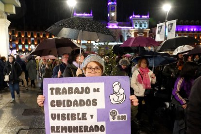 Manifestación del 8M con motivo del Día Internacional de la Mujer.-ICAL