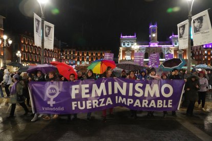 Manifestación del 8M con motivo del Día Internacional de la Mujer.-ICAL