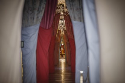 En la foto, el interior del Palacio Real de la Granja de San Ildefonso