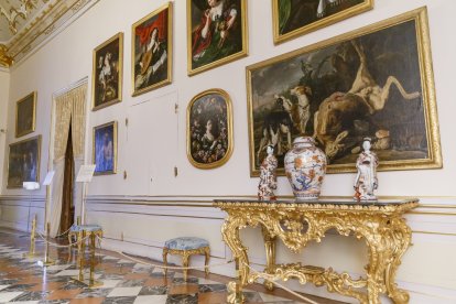 En la foto, el interior del Palacio Real de la Granja de San Ildefonso