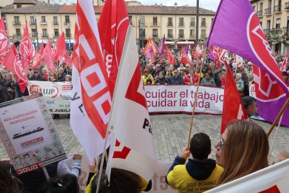 Manifestación por el día 1 de mayo en Palencia