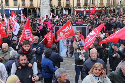 Manifestación por el día 1 de mayo en Palencia