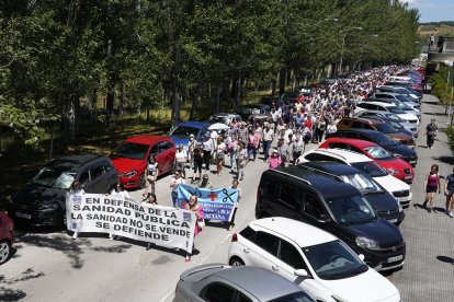 Concentración por la sanidad pública en Ponferrada